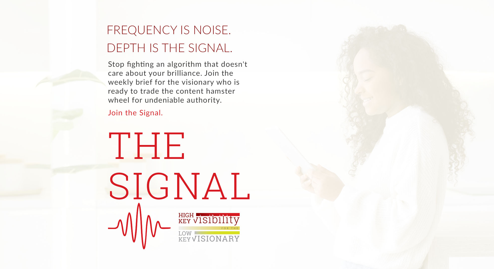Cover graphic for 'The Signal'